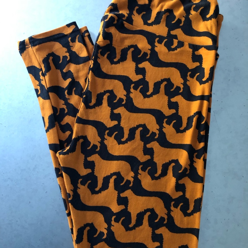Lularoe leggings dog golden retriever